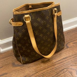 Louis Vuitton Batignolles Handbag Monogram Canvas Vertical